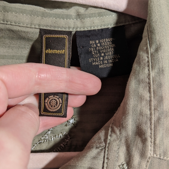 Element embroidered button down - Picture 4 of 5